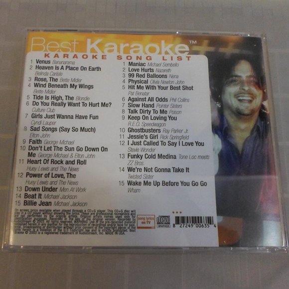 Best Karaoke CDs - The 80's Volume 2 - Set of 2 CDs - Picture 4 of 6